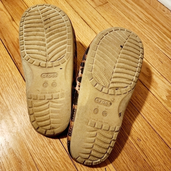 Crocs Classic Animal Slide Remix Women's Size 10 Leopard Cheetah Print Sandals - Picture 11 of 12